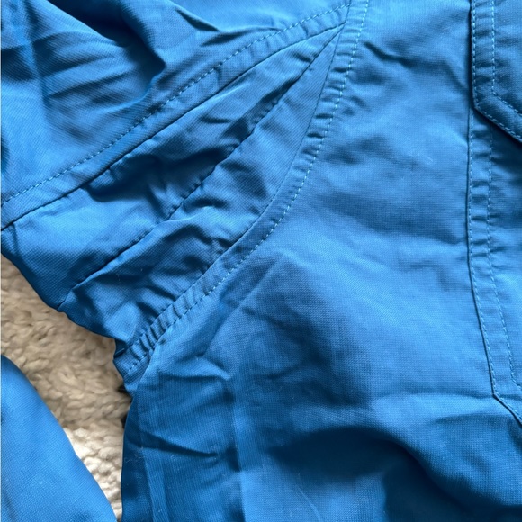 Duluth Trading Co blue/green shirt 2XLT - Picture 3 of 6